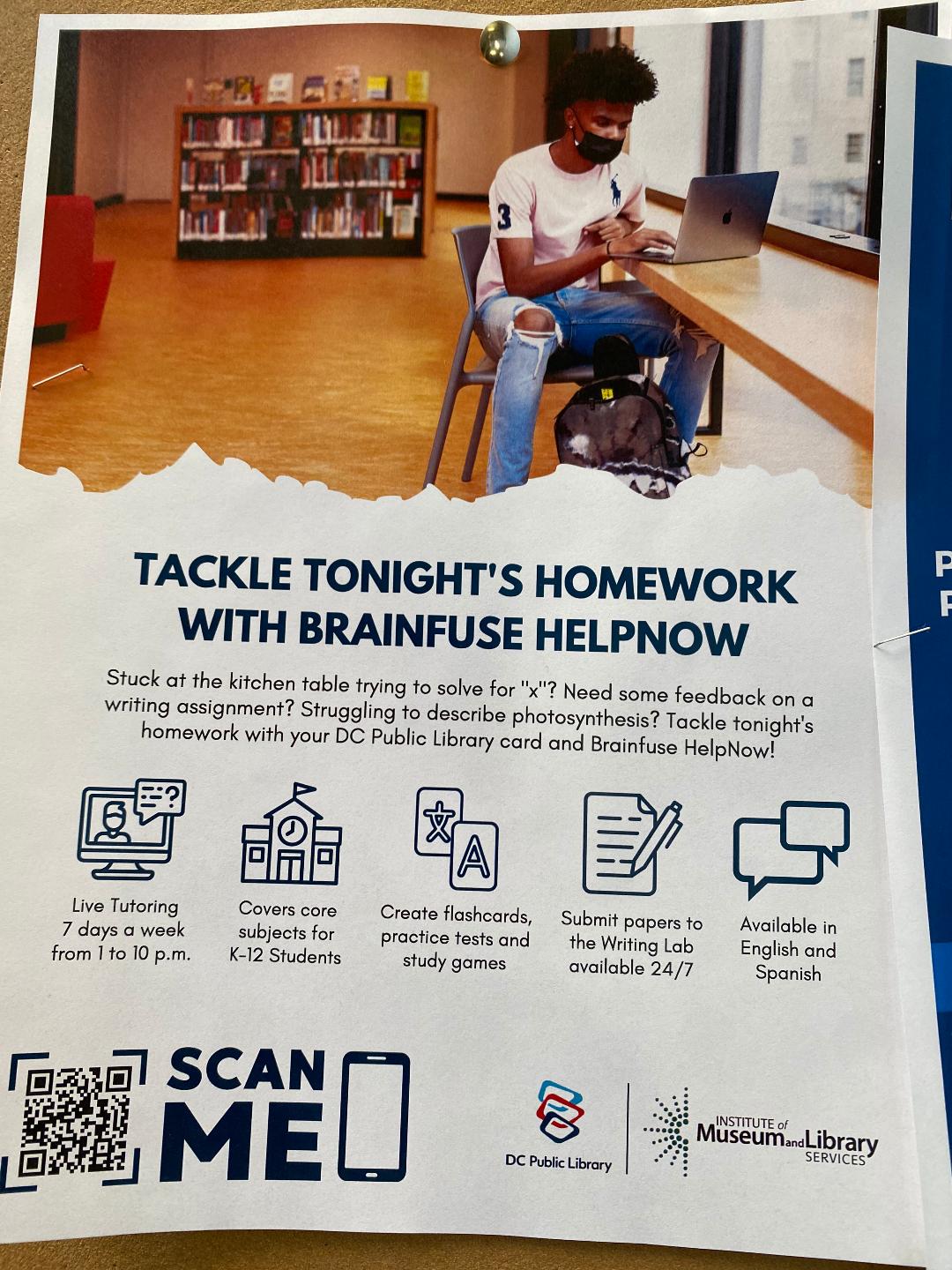 Brain Fuse free homework help provided by DC Public Library