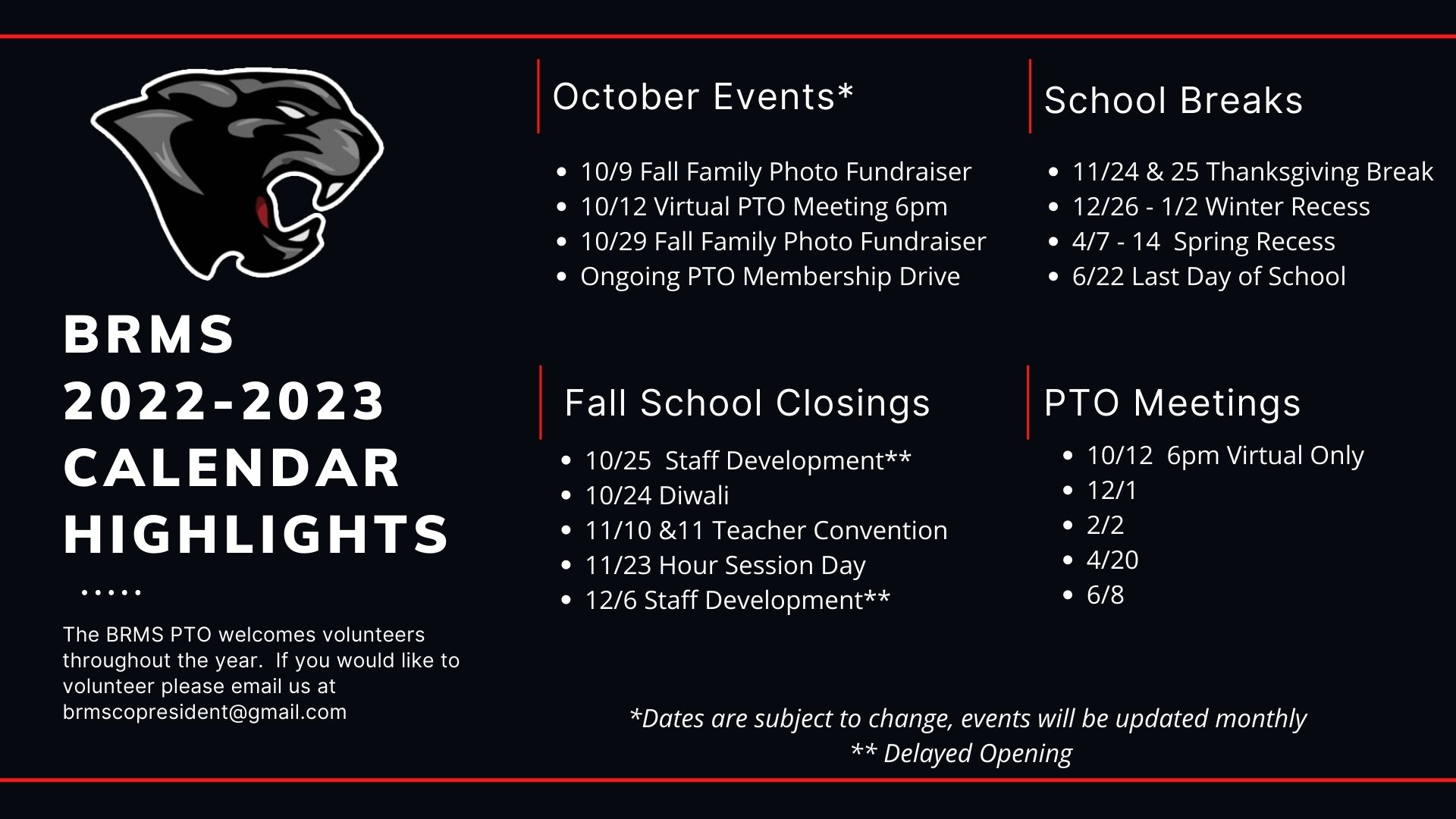 PTBoard Bridgewater Raritan Middle School PTO