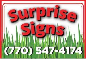 SURPRISE SIGNS