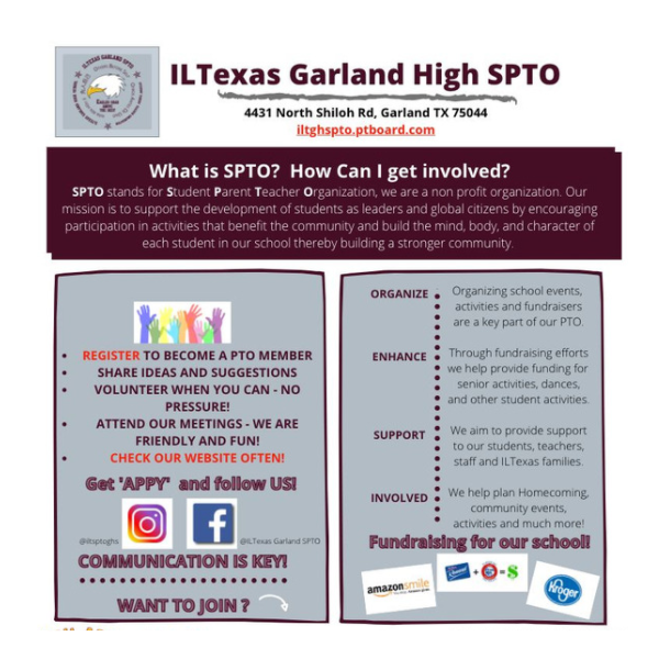 PTBoard ILTGHSPTO (ILTEXAS GARLAND HIGH SCHOOL PTO)