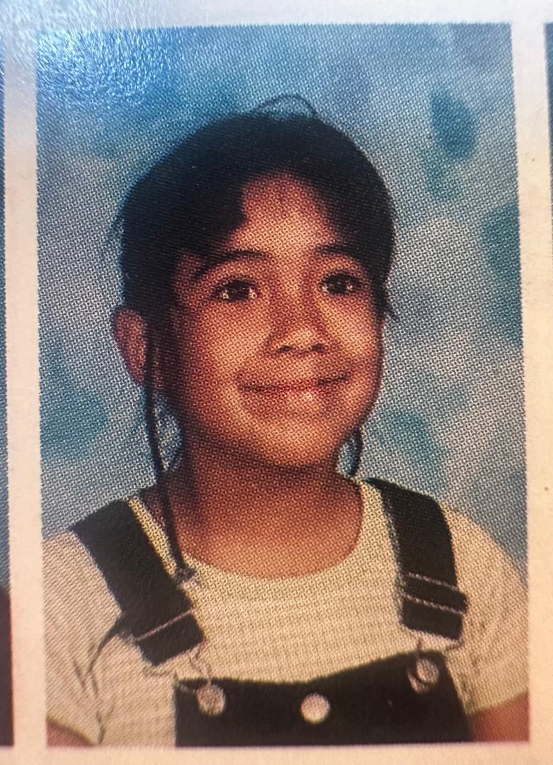 School photo of Stephanie Garcia as an elementary schooler